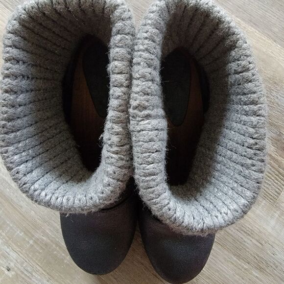 Sanita Drea distressed leather clog bootie 38 7.5 - Picture 8 of 9